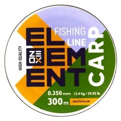 Рибальська волосінь, ZEOX Element Carp Multicolor, 300м, перетин 0,350мм